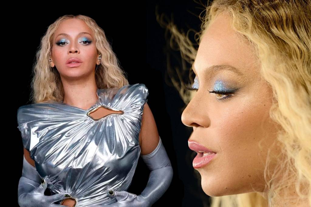 Inspirações de sombra azul com Beyoncé, Dua Lipa e mais