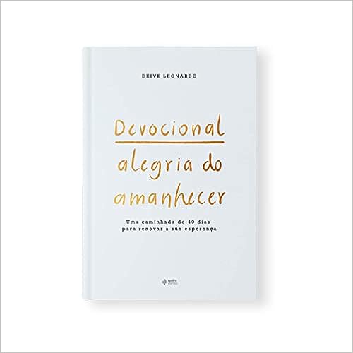 livro Devocional Alegria do Amanhecer