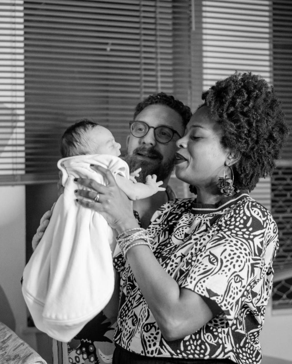 luana-genot-hugo-marido Luana e Louis Génot com o filho Hugo.