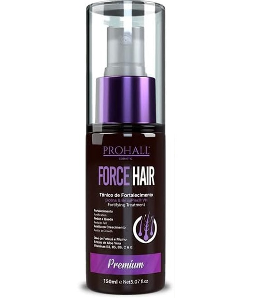 tônico capilar Prohall Cosmetic Force Hair