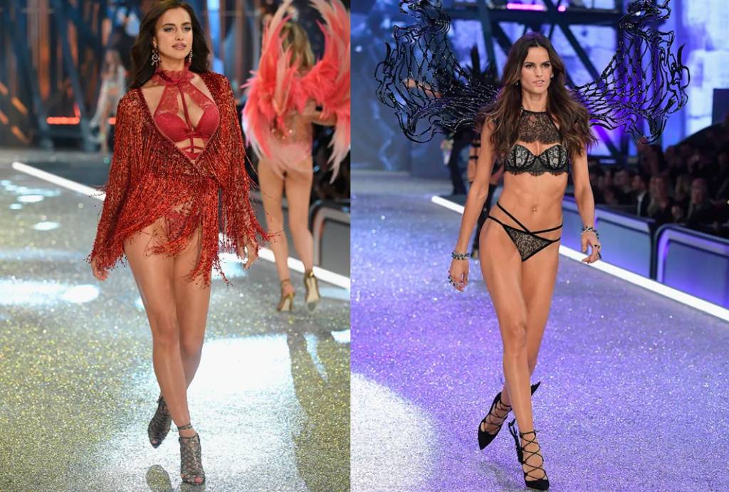 desfile-vs-2016 Irina Shayk e Iza Goulart no Victoria's Secret Fashion Show 2016