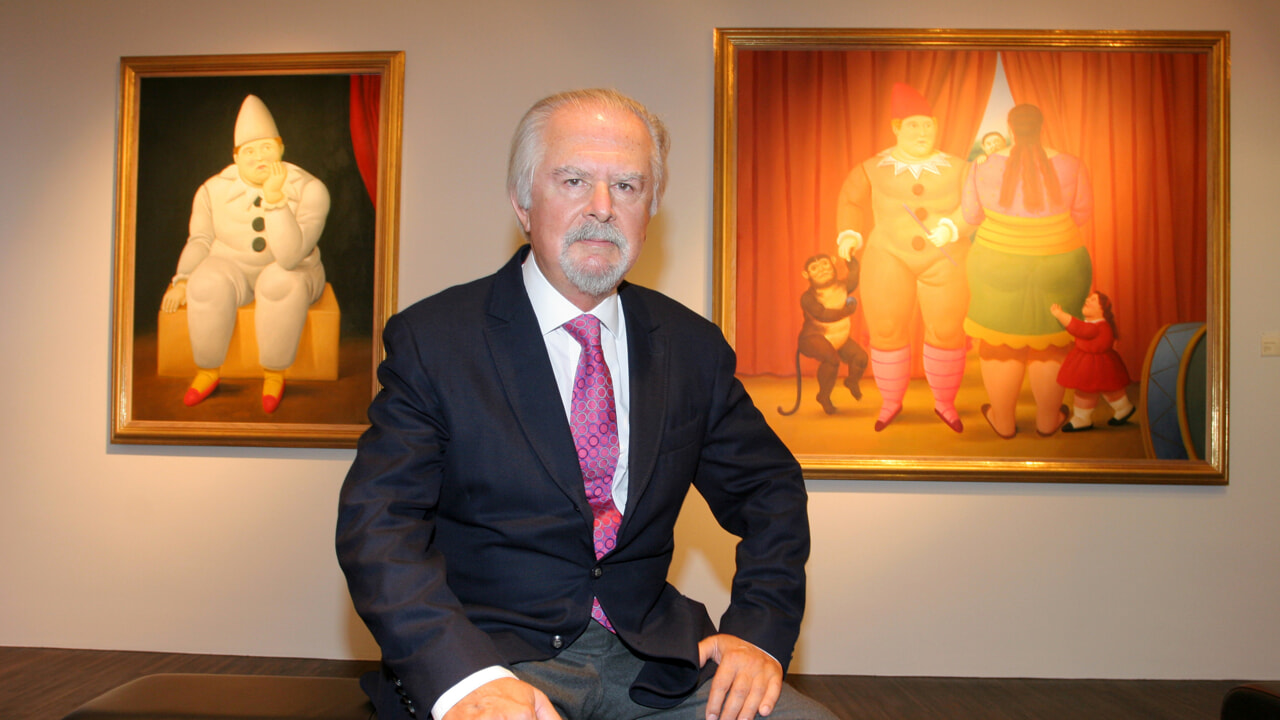 Fernando Botero é considerado o principal artista da Colômbia.