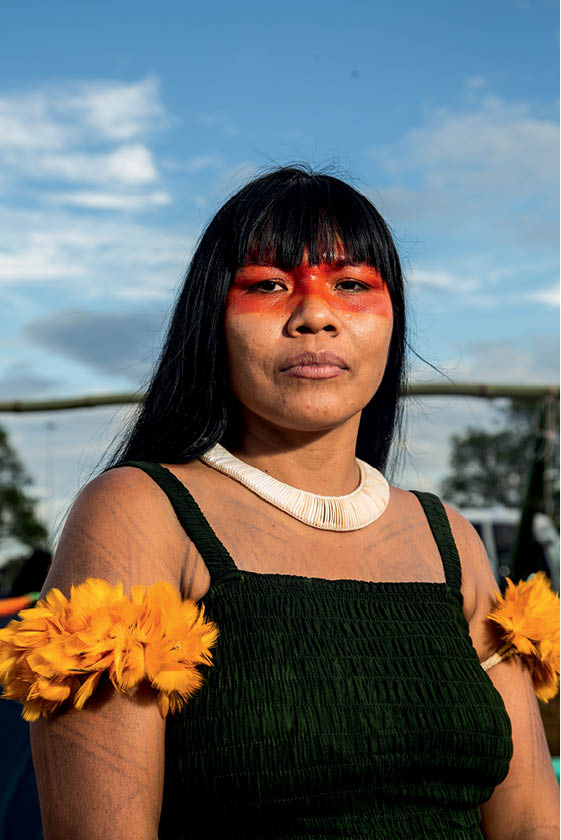 mulheres-indigenas Retrato de mulher indígena