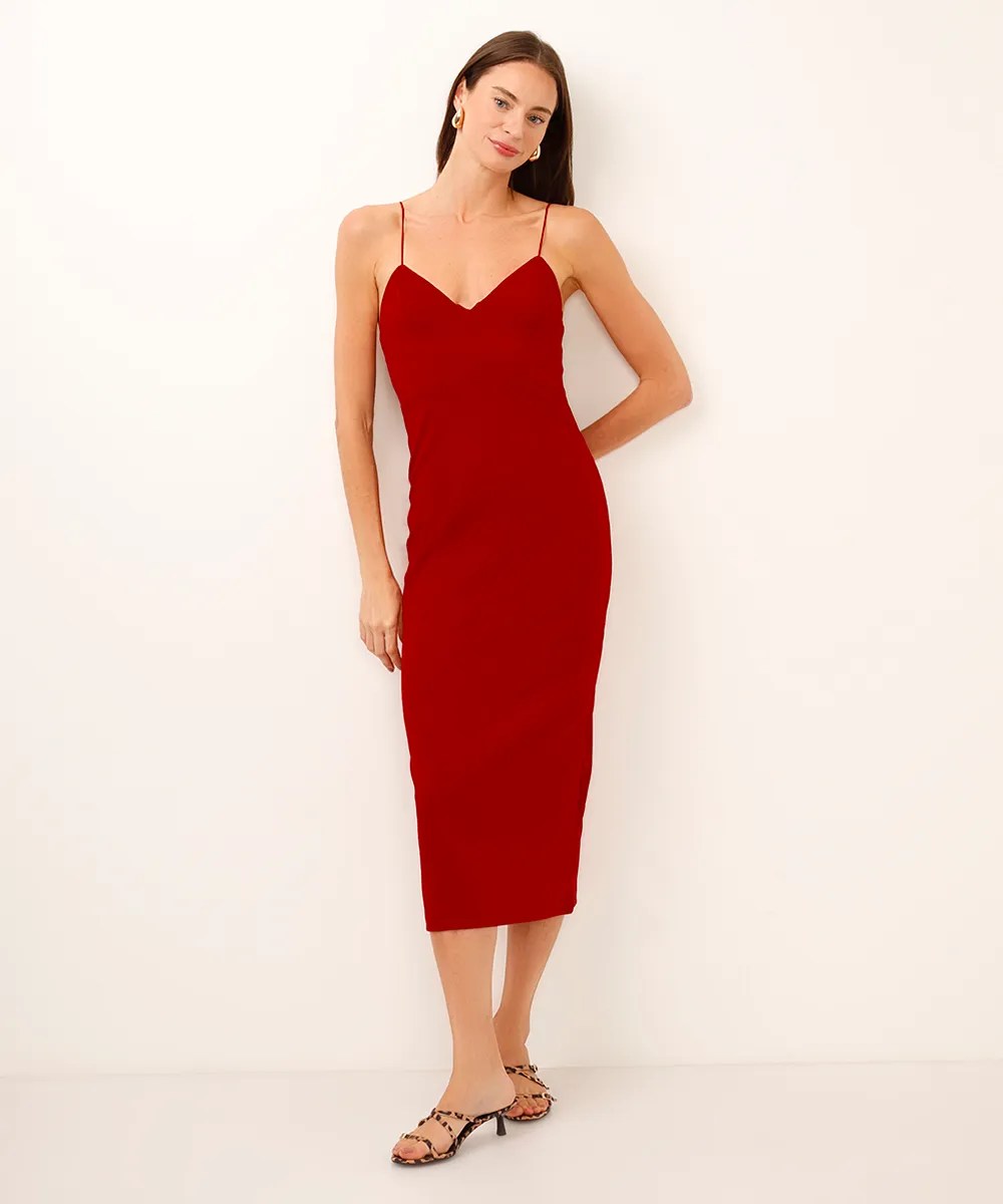 Vestido vermelho para usar no natal