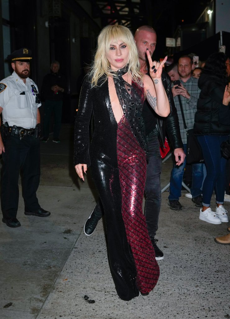Lady Gaga apareceu com o visual repaginado no fim de semana