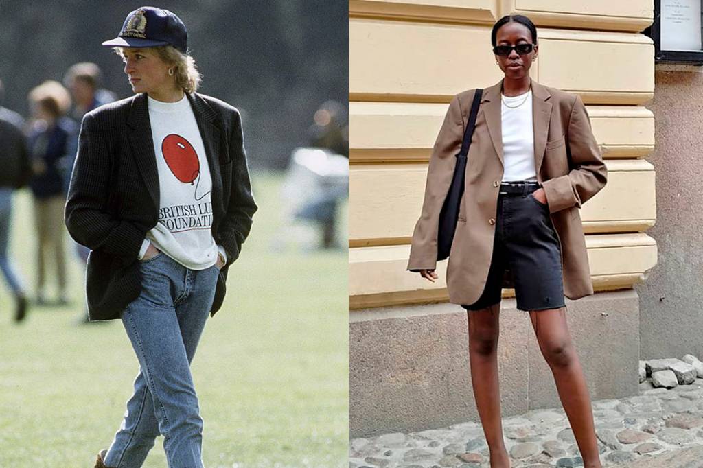 Looks inspirados na Princesa Diana para usar no dia a dia