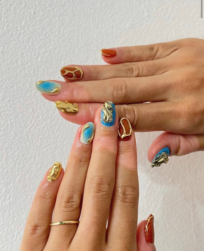 nail-art-mismatched-nails-8 nail-art-mismatched-nails-8