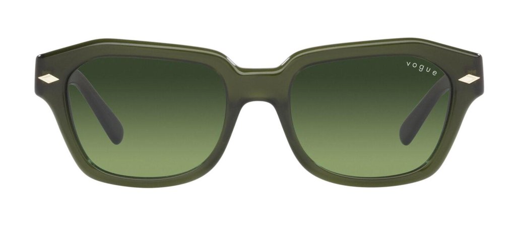 Óculos de sol verde musgo