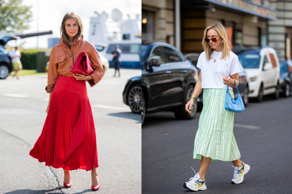 7 inspirações de como usar saia plissada