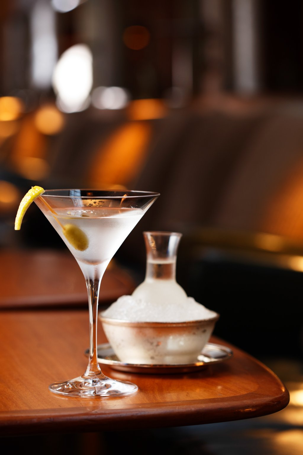 Drinque 'Dry Martini', do Baretto