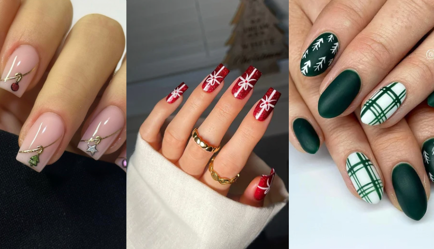 Procurando por inspirações de nail art para arrasar no Natal? A gente te ajuda!