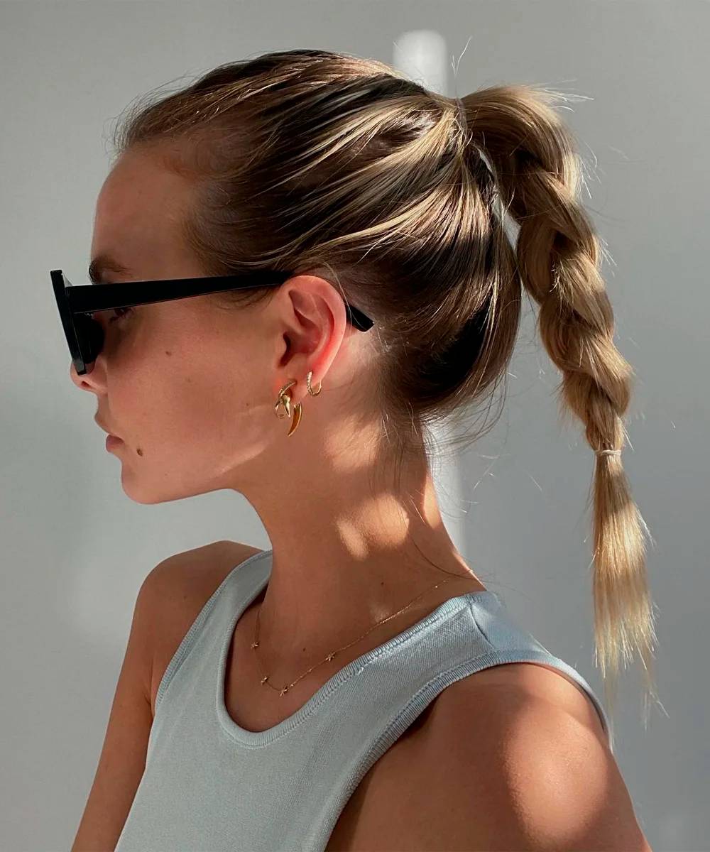 penteado-fácil-com-trança Penteado com trança