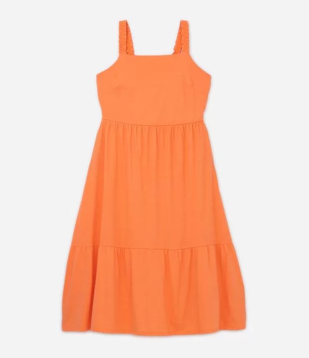 vestido laranja