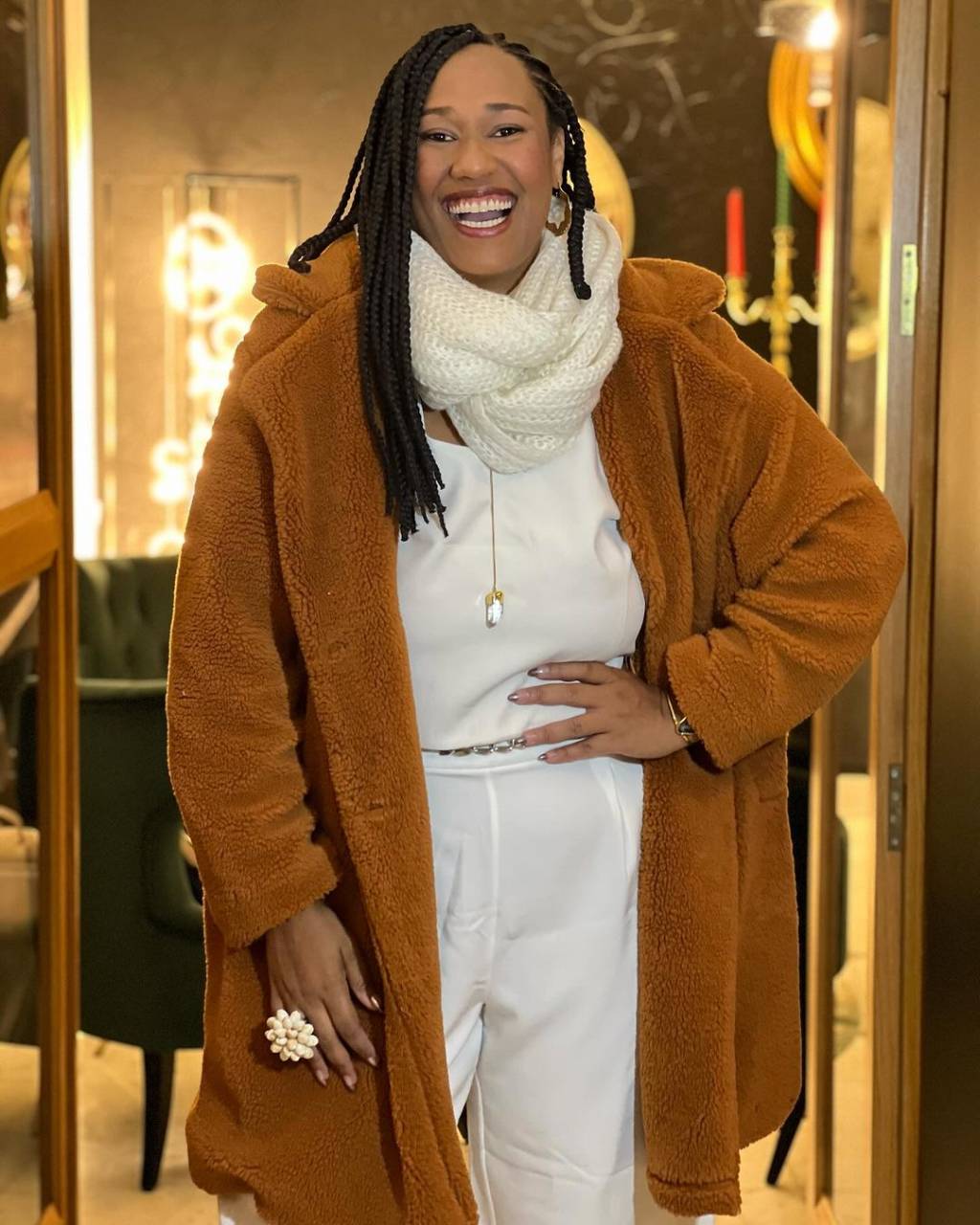 Luana Xavier O look de Ano-Novo de Luana Xavier