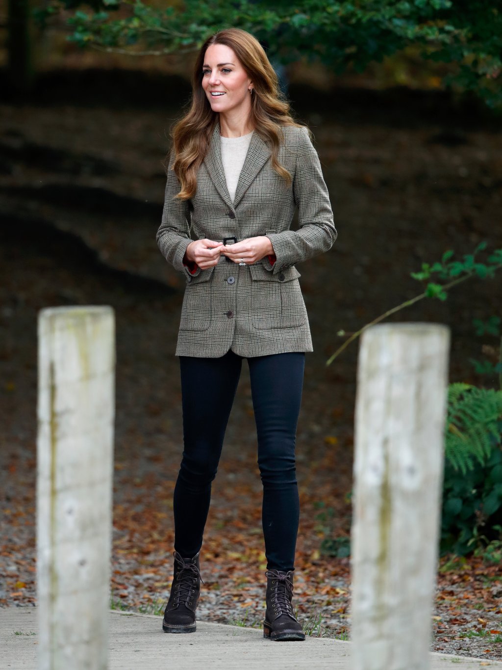 Kate Middleton de calça jeans