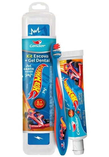 Kit de escova de dente infantil Condor