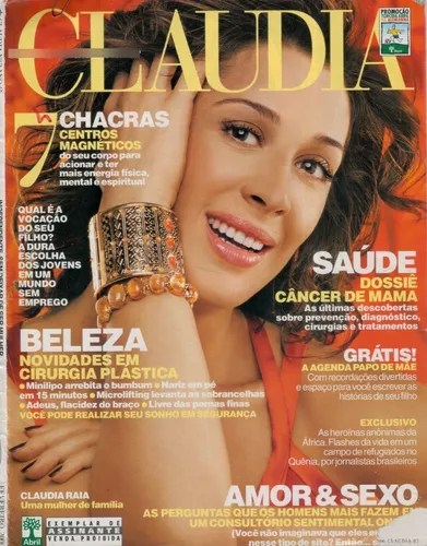 Claudia Raia na edição de setembro de 2006.