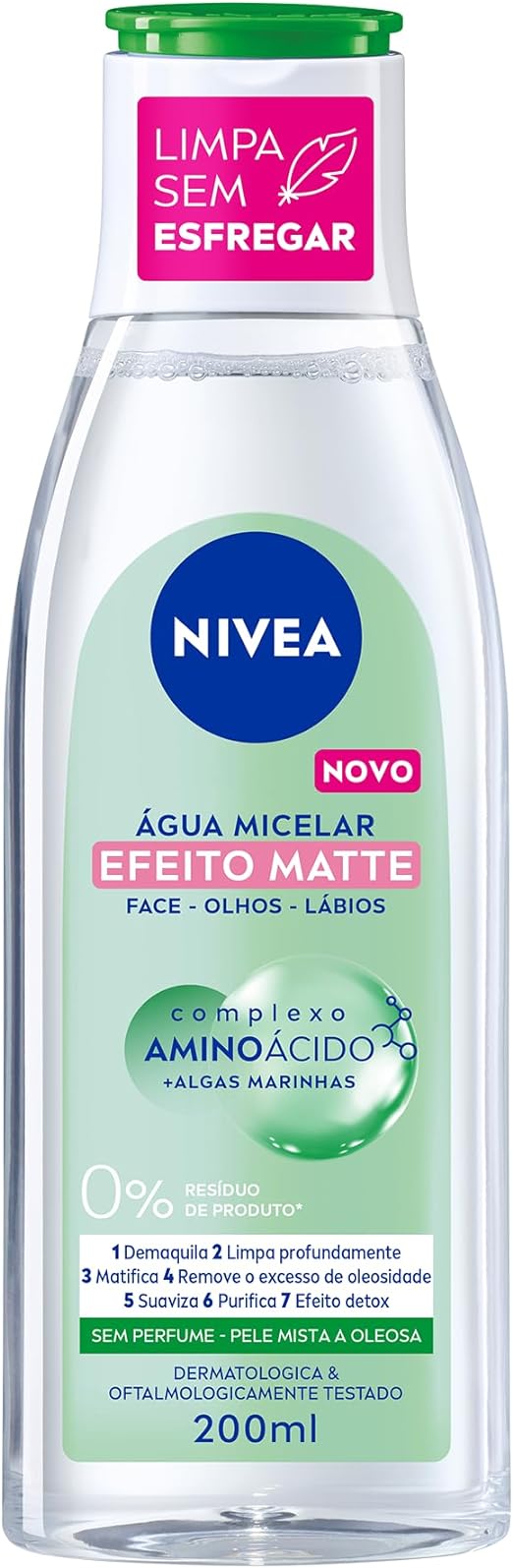 NIVEA Água Micelar Solução de Limpeza Facial 7 em 1
