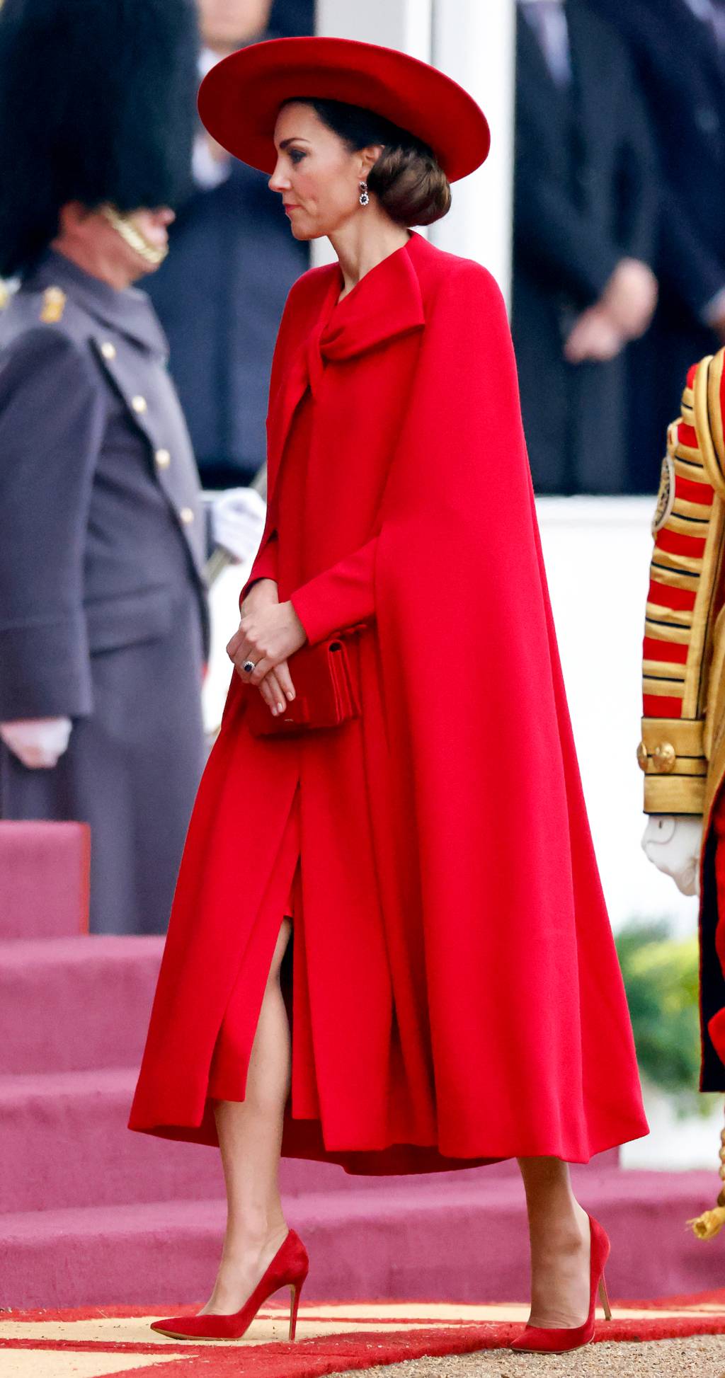 The State Visit Of The President Of The Republic Of Korea – Day 1 kate middleton scarpin vermelho