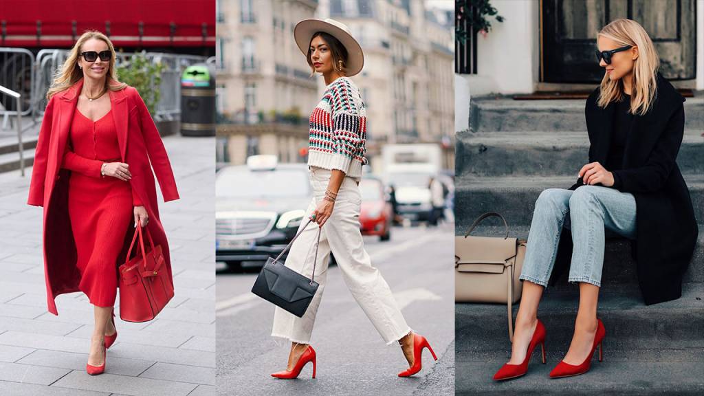 Tendência! Como usar o scarpin vermelho no dia a dia