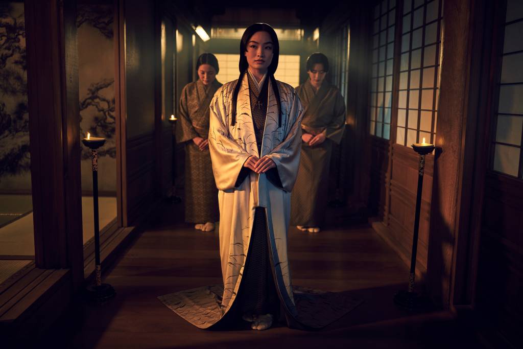 “SHŌGUN” — Pictured: Anna Sawai as Toda Mariko. CR: Kurt Iswarienko/FX série xógum Toda Mariko