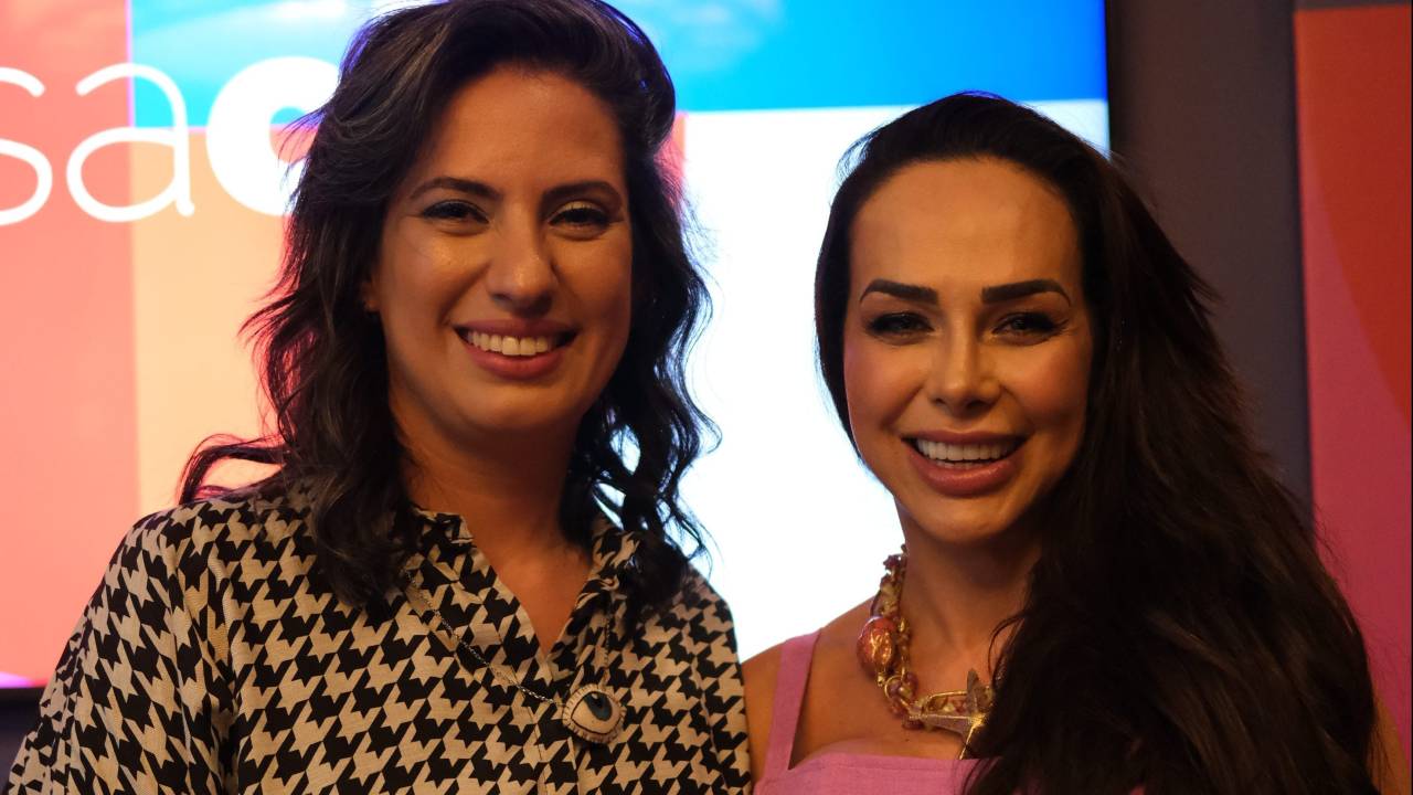 Renata Spallicci e Paola Carvalho na Casa Clã 2024