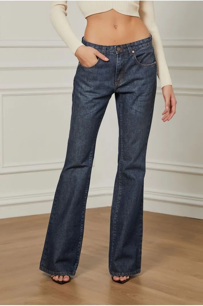 Calça jeans cintura baixa