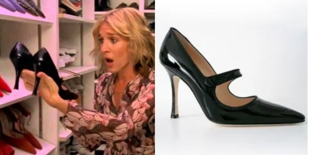 Sapatos mais icônicos de Carrie Bradshaw em Sex and The City.