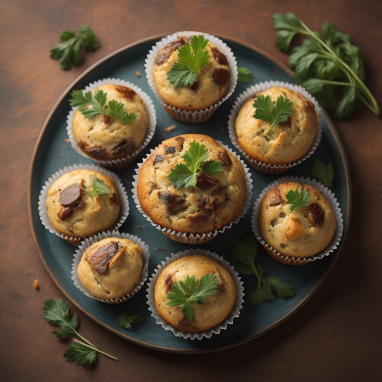 receita de muffin de vegetais