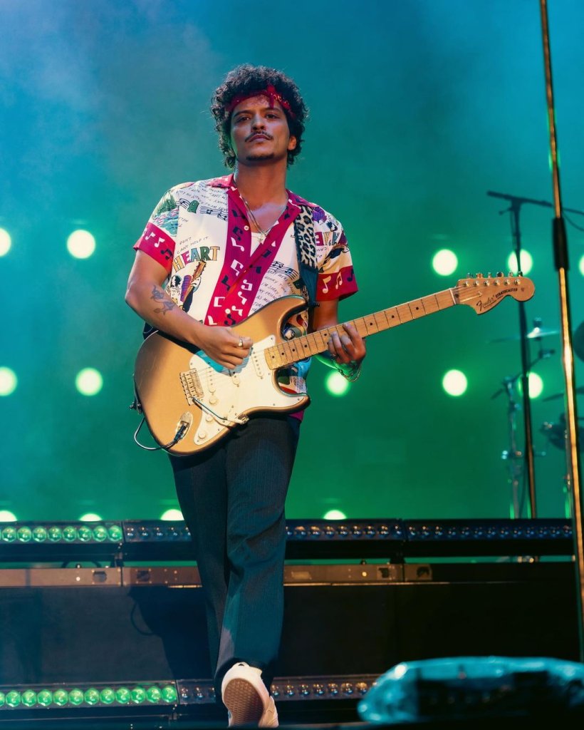 O cantor Bruno Mars passará por Rio de Janeiro, São Paulo e Brasília em sua turnê