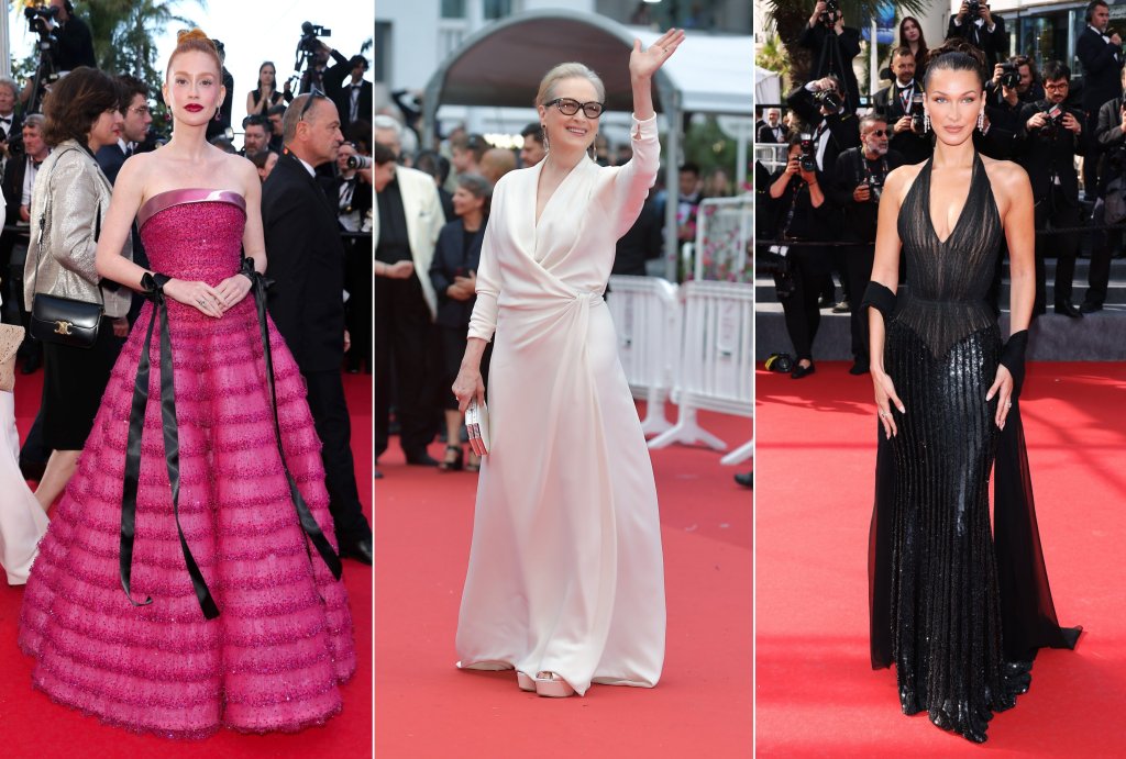Marina Ruy Barbosa, Meryl Streep e Bella Hadid no tapete vermelho do Festival de Cannes 2024