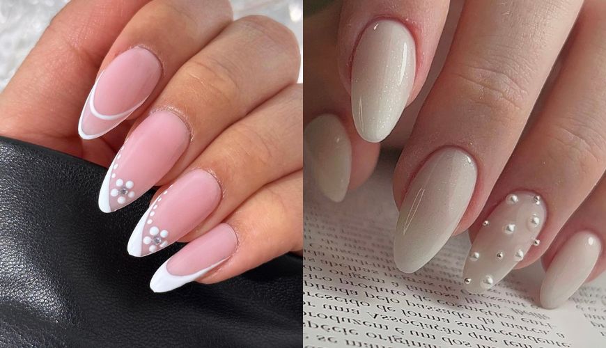 unhas elegantes para noivas