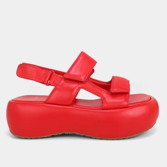 Sandália vermelha