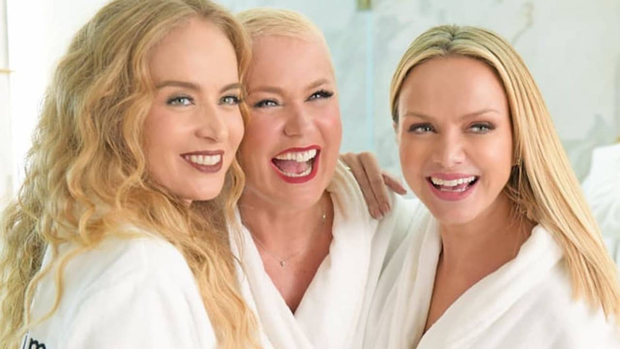 Angélica fala sobre grupo de Whatsapp com Xuxa e Eliana.