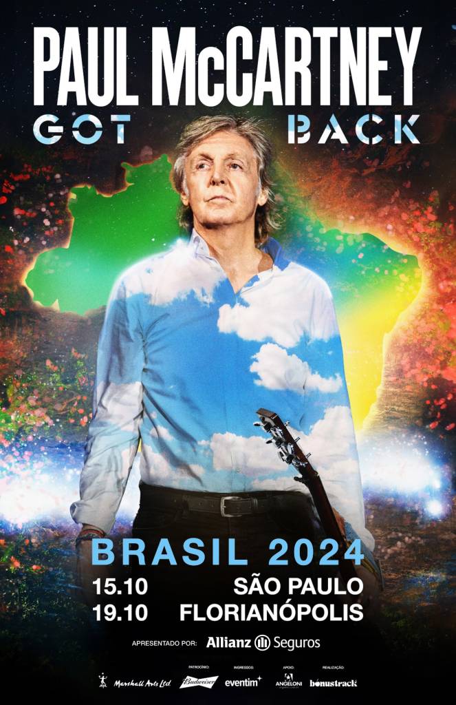 O anúncio das apresentações da turnê Got Back de Paul McCartney no Brasil em 2024