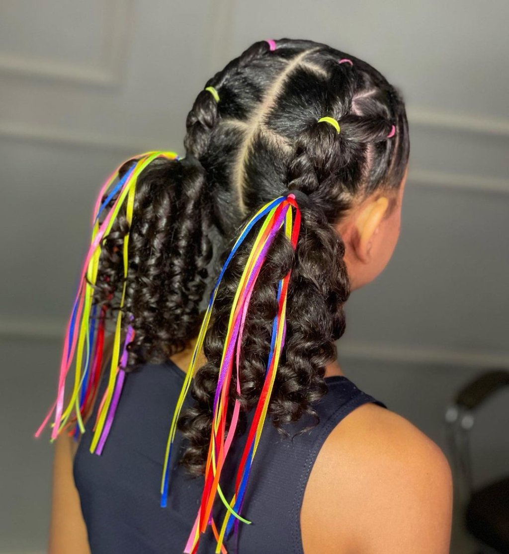 Penteados criativos para crianças usarem na festa juninia