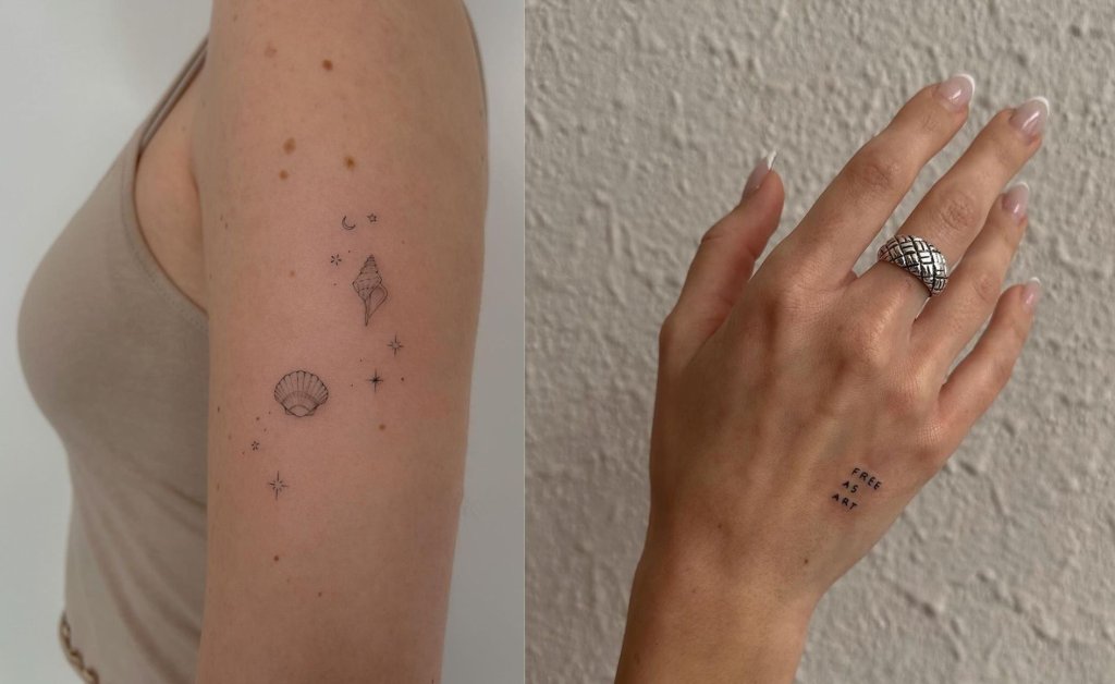 Tatuagens delicadas e simples