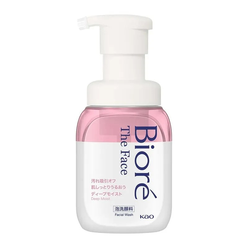 Espuma de Limpeza Facial Bioré - The Face Deep Moisture