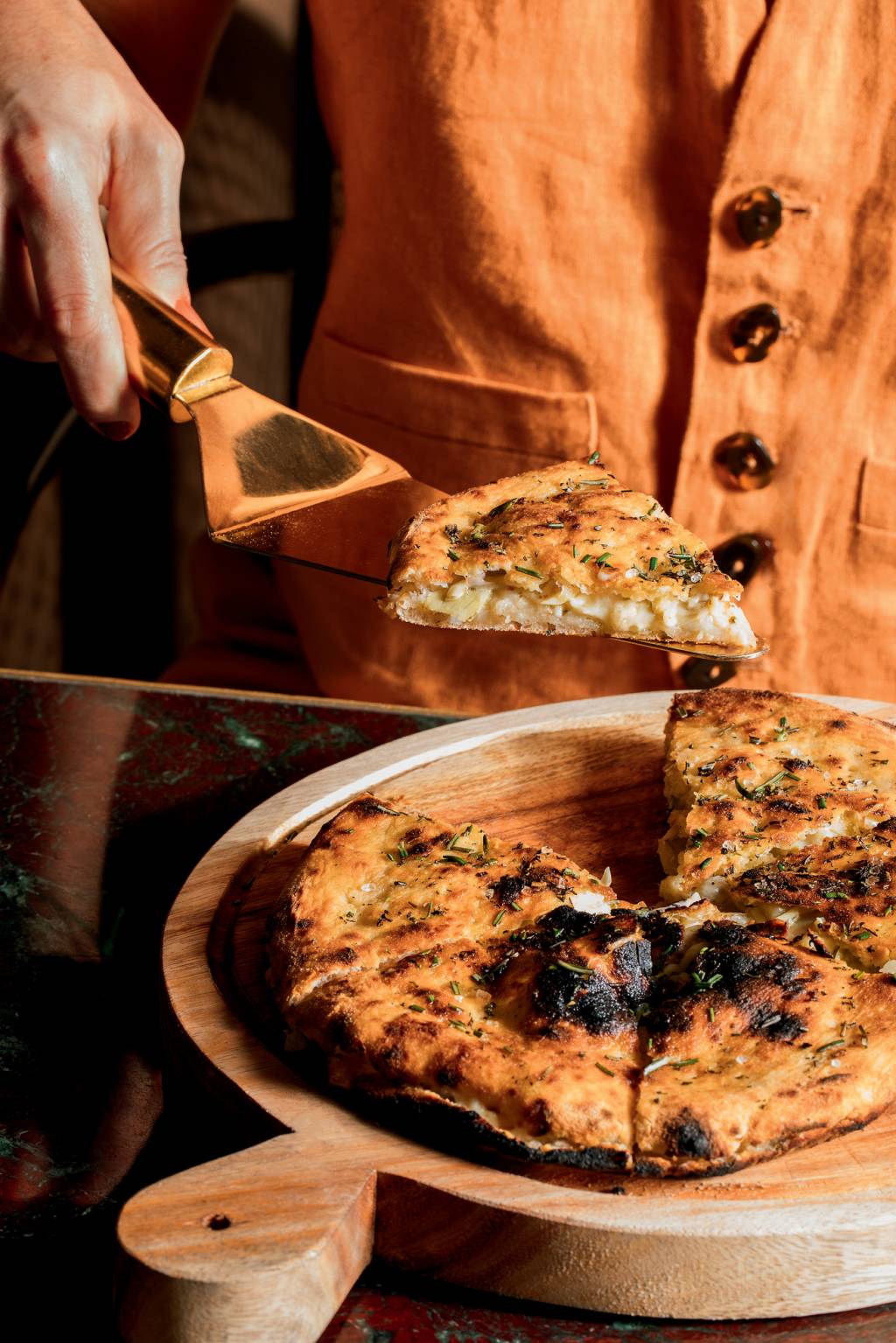 focaccia-alcachofra-oli-pizzas Receber Oli Pizzas Revista CLAUDIA, chef Olivia Maita