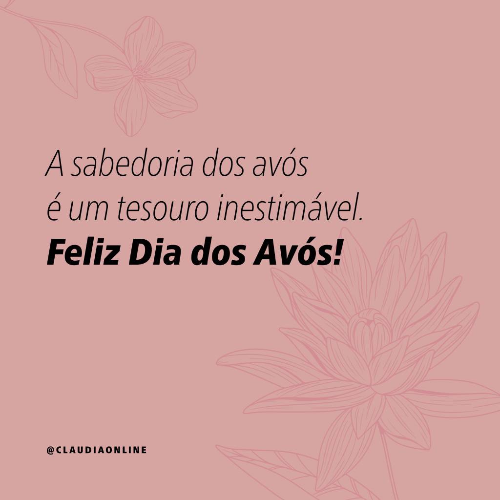 Mensagens e frases de Dia dos Avós para compartilhar no Whatsapp.