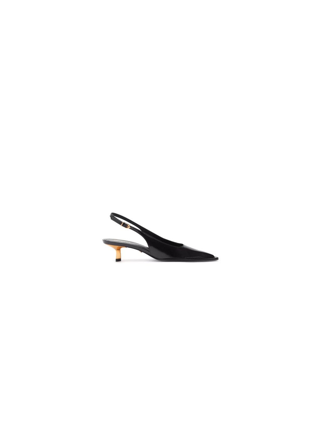 Slingback preto