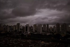 São Paulo deve receber chuva preta.