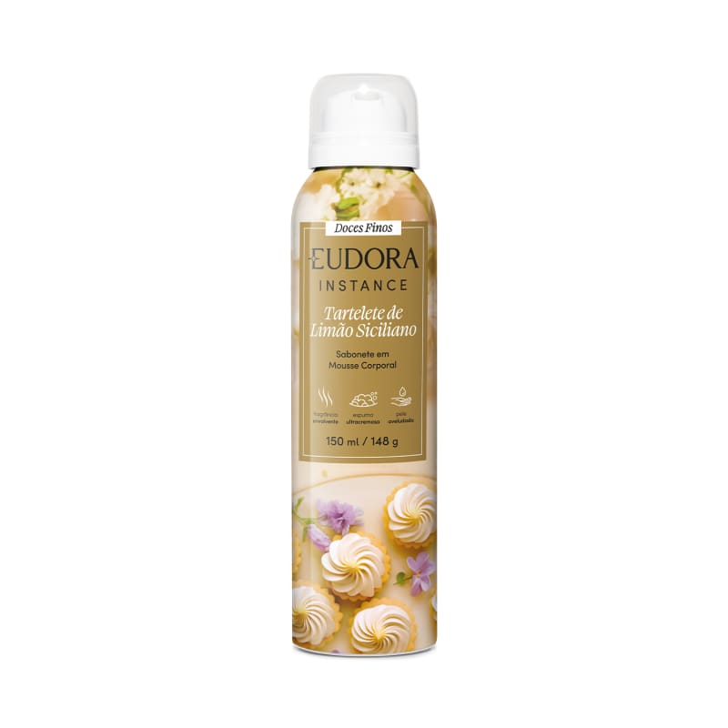 Sabonete Mousse Corporal Instance Tartelete de Limão Siciliano
