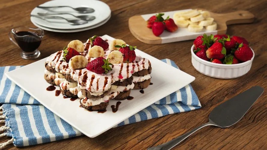 Torta de banana-Split