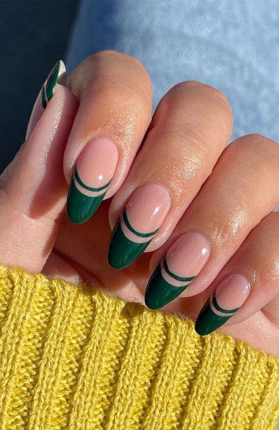 5 inspirações de unhas verdes decoradas para apostar nessa primavera