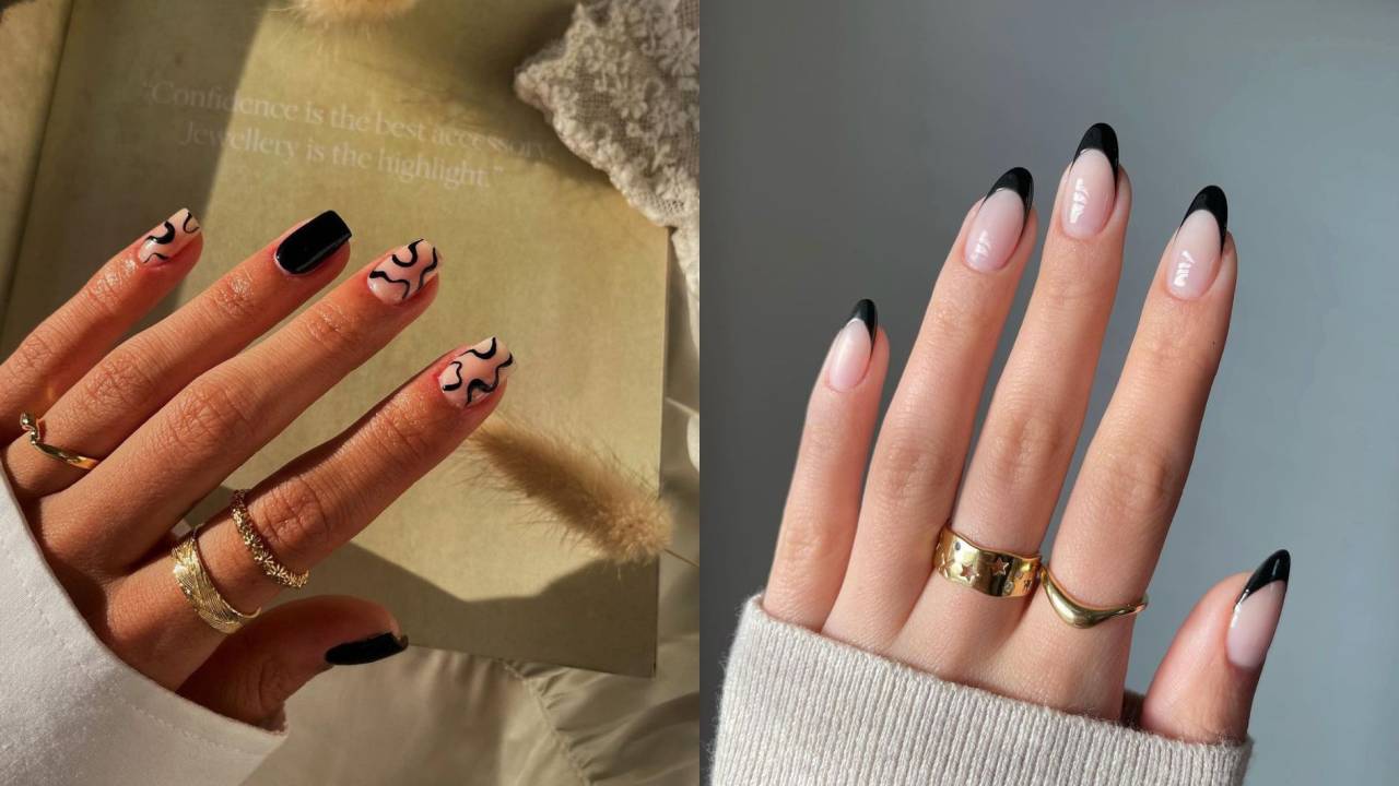 Inspirações de unhas pretas