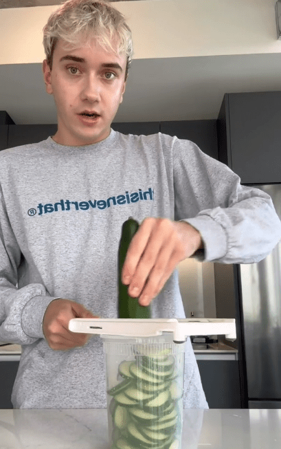 Receita de pepino que viralizou no TikTok