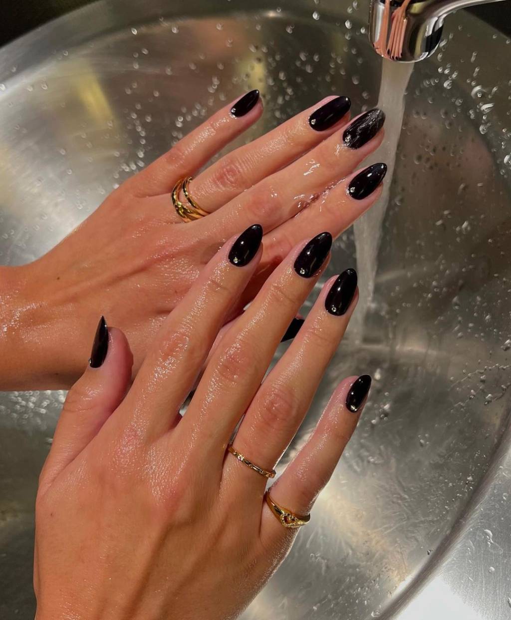 unhas-elegantes Unhas pretas sofisticadas