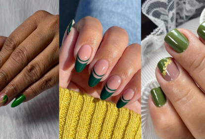 5 inspirações de unhas verdes decoradas para apostar nessa primavera