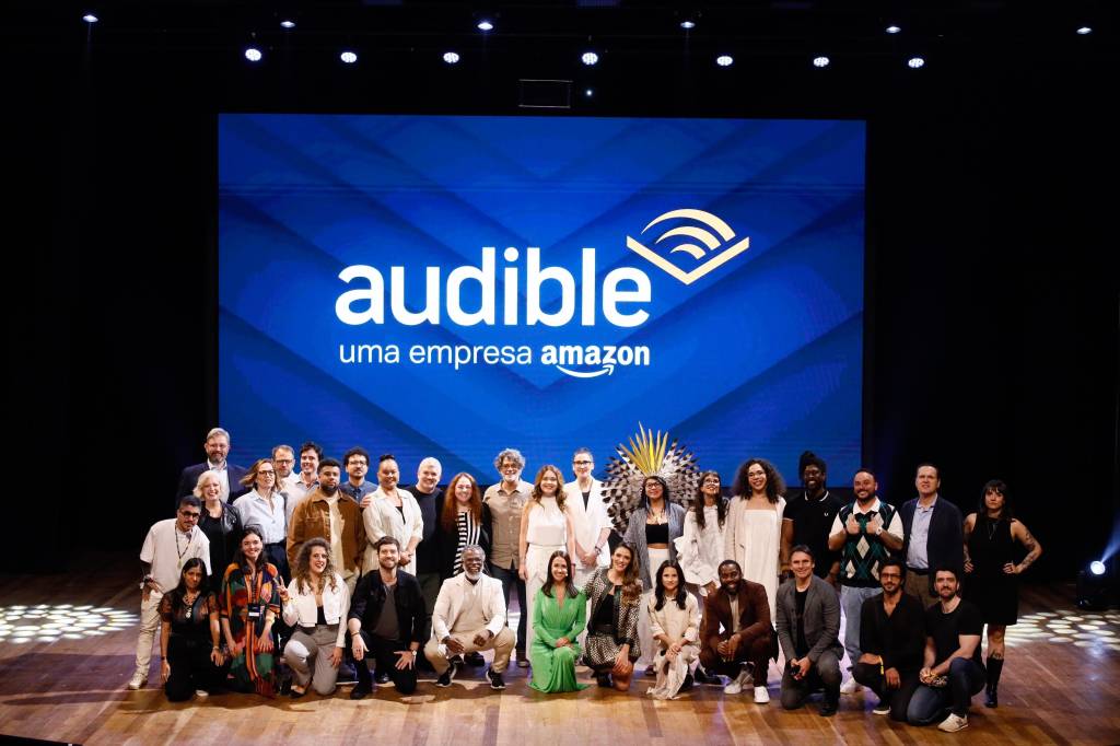 Lançamento do AudibleOriginal no Brasil, com participação de Rafa Brites